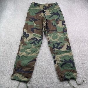Vintage Propper Military Pants Mens Small Regular Woodland Camo Cargo BDU Combat